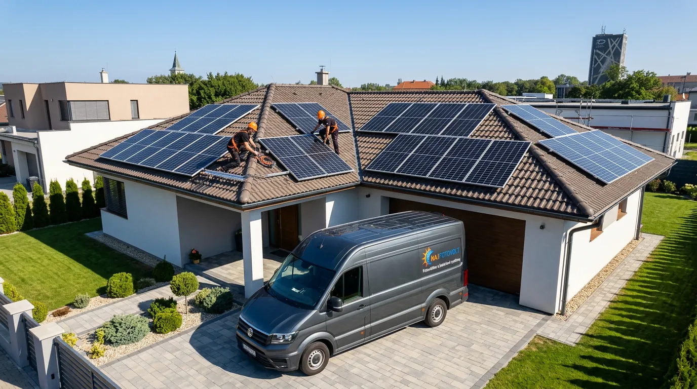 Fotovoltika 10 kWp na rodinnom dome v Spišskej Novej Vsi